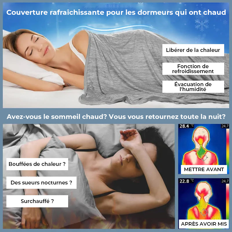 Couverture rafraîchissante d'été