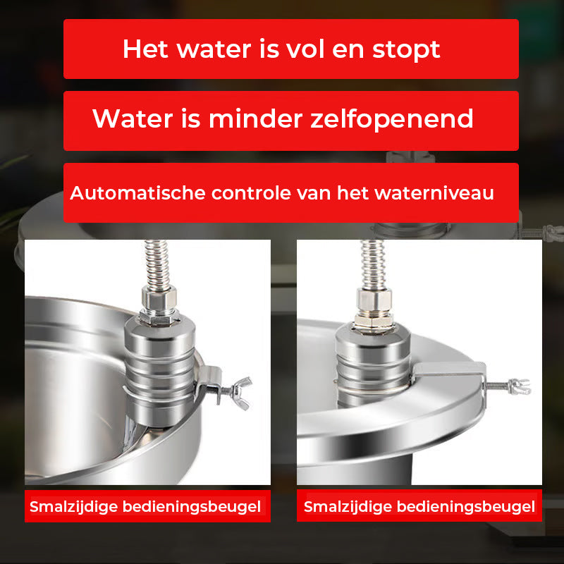 304 roestvrij staal volledig automatische mini drijvende kogelkraan