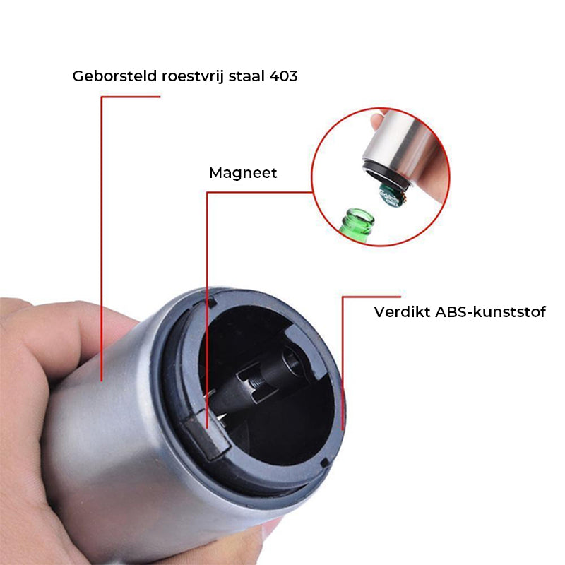 Magneet-automatische bierflesopener