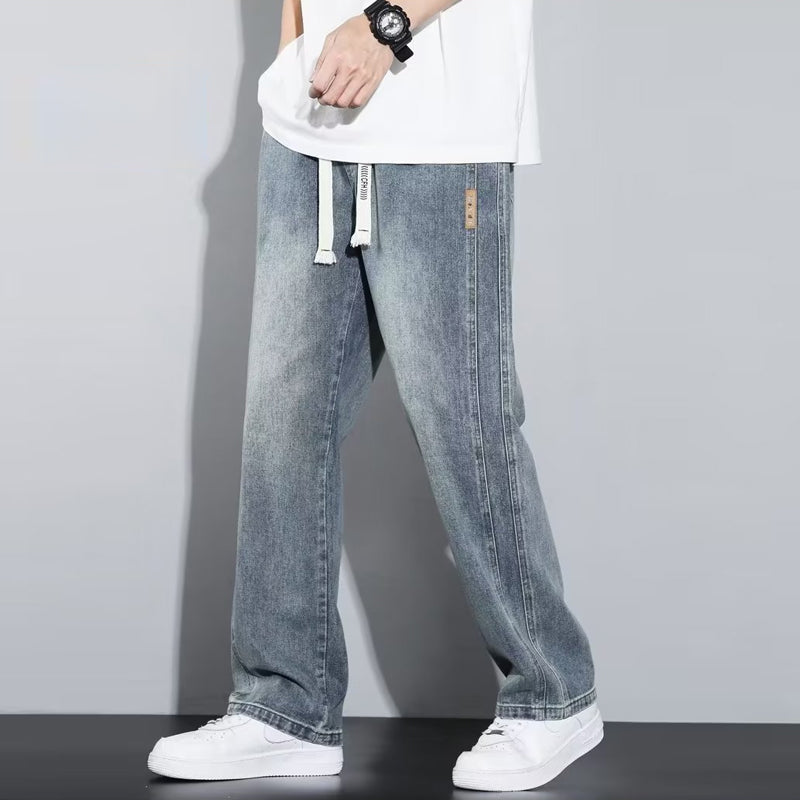 Jean droit ample pour homme