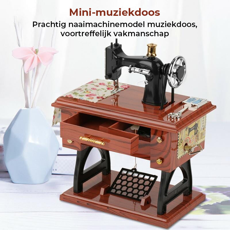 Mini-muziekdoos voor naaimachine