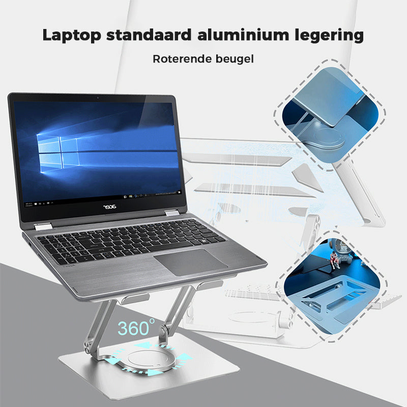 Laptopstandaard Draaibare beugel van aluminiumlegering