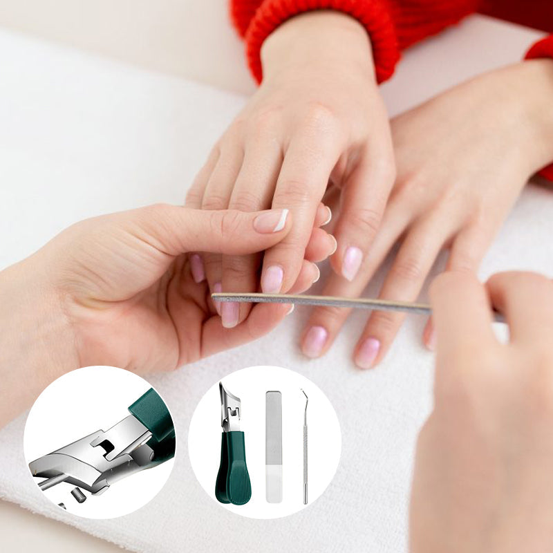 Drie sets afgeschuinde nagelknippers met adelaarsbek