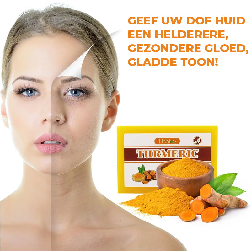 Kurkuma Zeep voor Gezicht & Lichaam