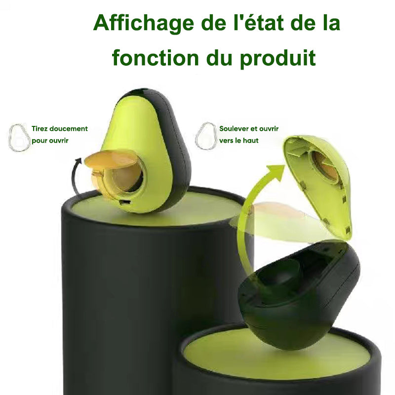 Jouet multifonctionnel pour chat en forme d'avocat