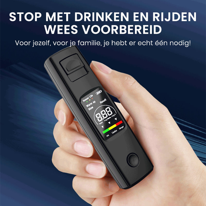Draagbare Alcoholtester – Weet of je veilig kunt rijden