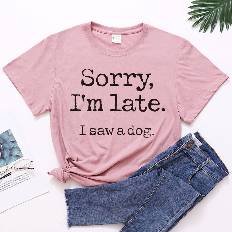 T-shirt à imprimé lettre