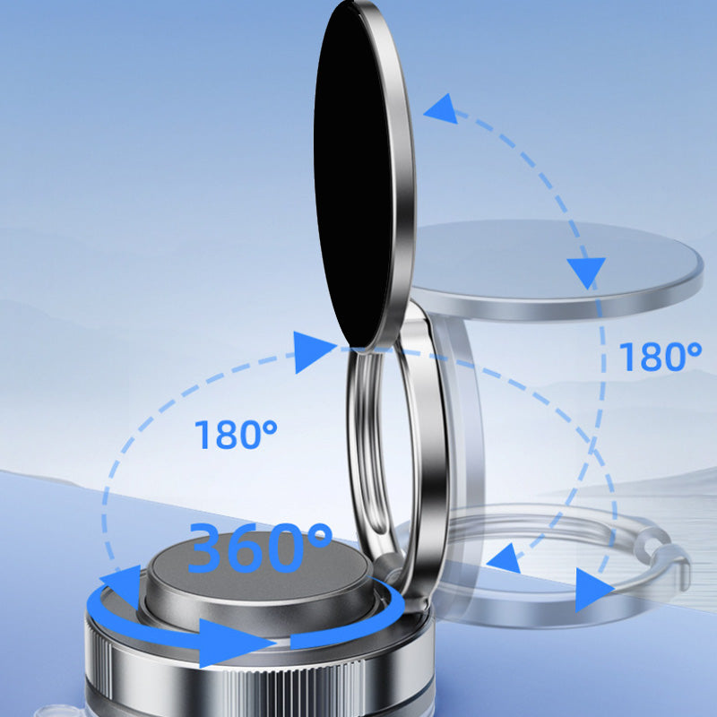 Support magnétique pour téléphone à ventouse 360° ajustable