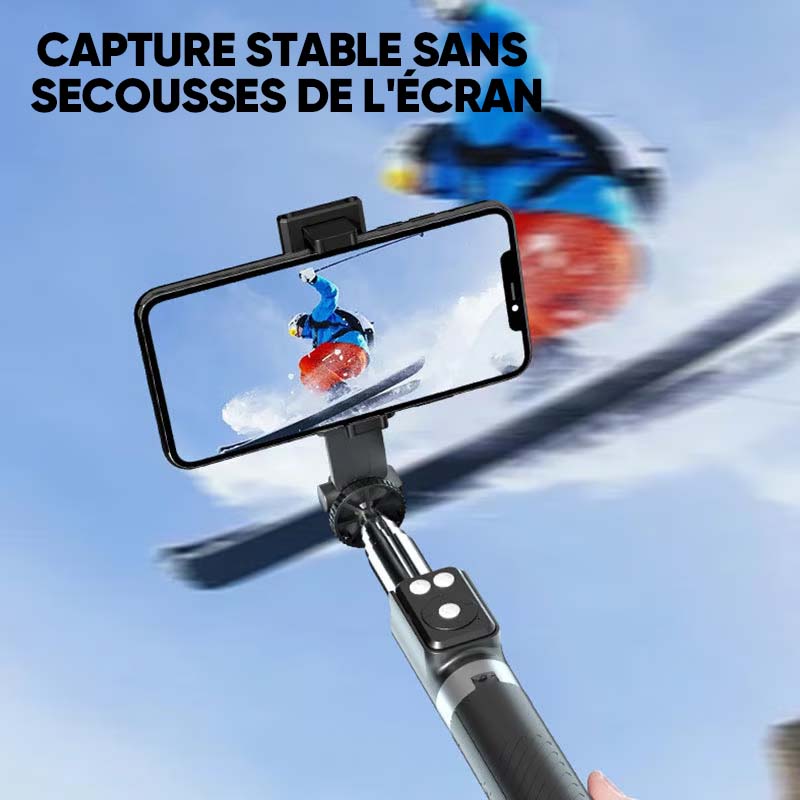 Nouveau bâton de selfie 6 en 1 avec lumière d'appoint