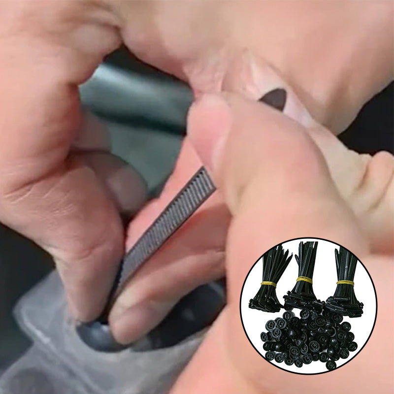 Universele nylon kabelbindergesp