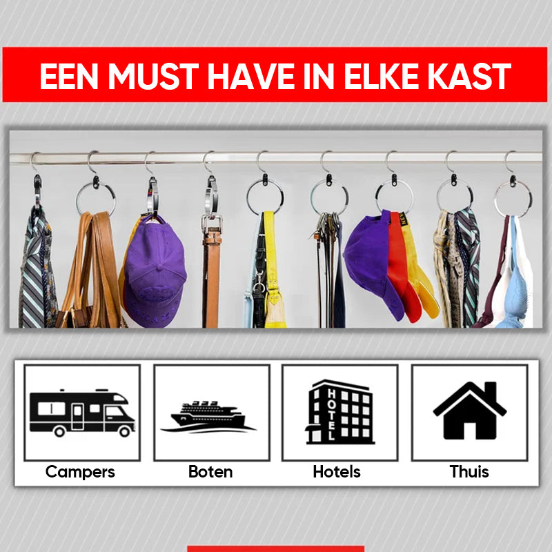 Multifunctionele kasthanger