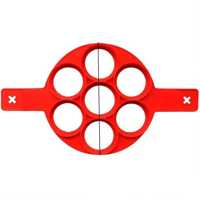 Non-stick siliconen pannenkoekvormring