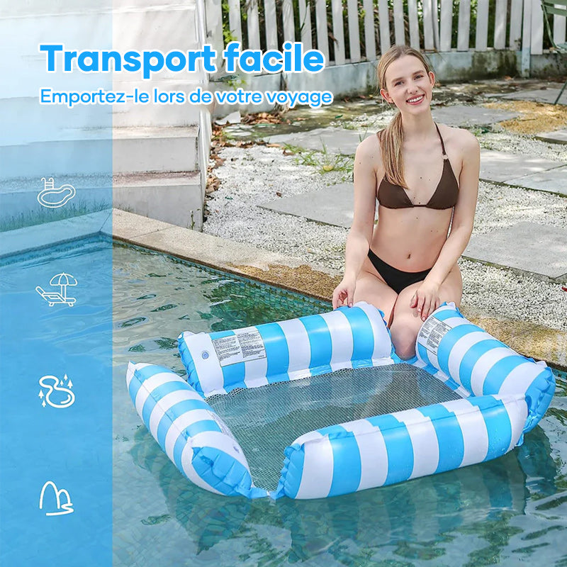 Chaise flottante de piscine hamac gonflable pour adulte