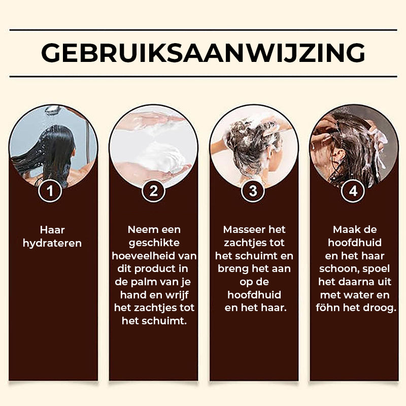 Anti-haaruitval shampoo tegen haaruitval