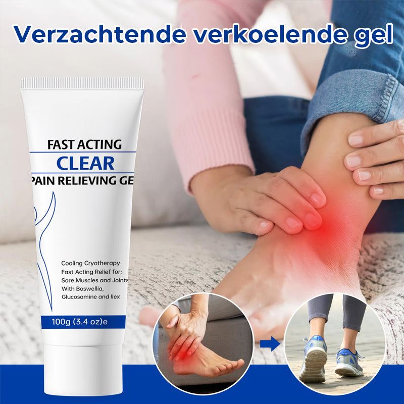 Verzachtende verkoelende gel