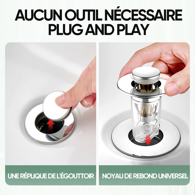 Bouchons de vidange d'évier universels