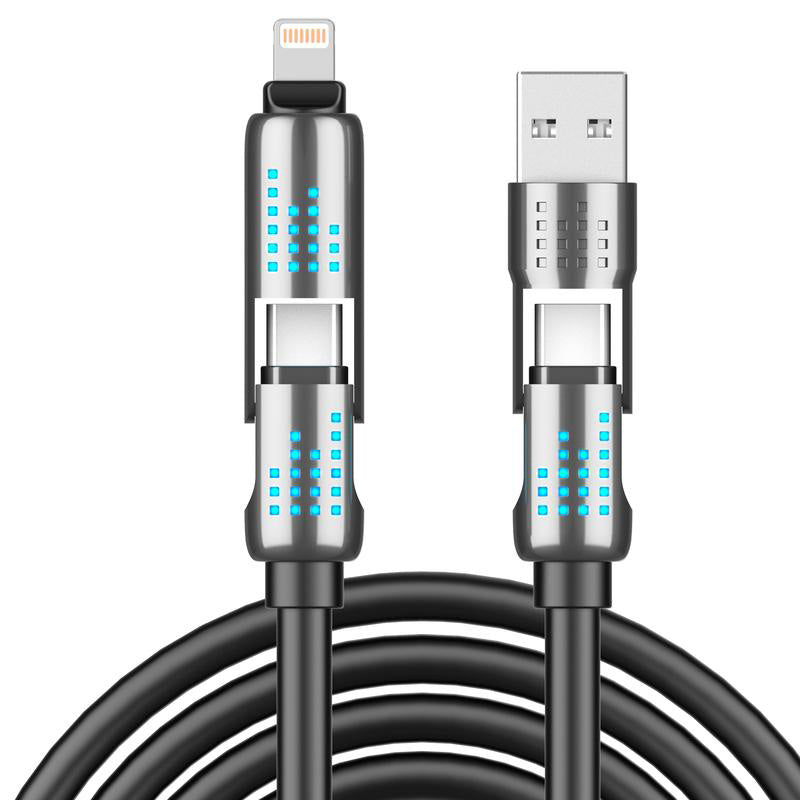 240W 4-in-1 USB-C snellaadkabel