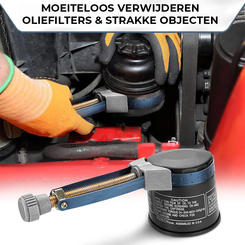 Auto Diameter Verstelbare Oliefilter Verwijderingsband Sleutel Gereedschap