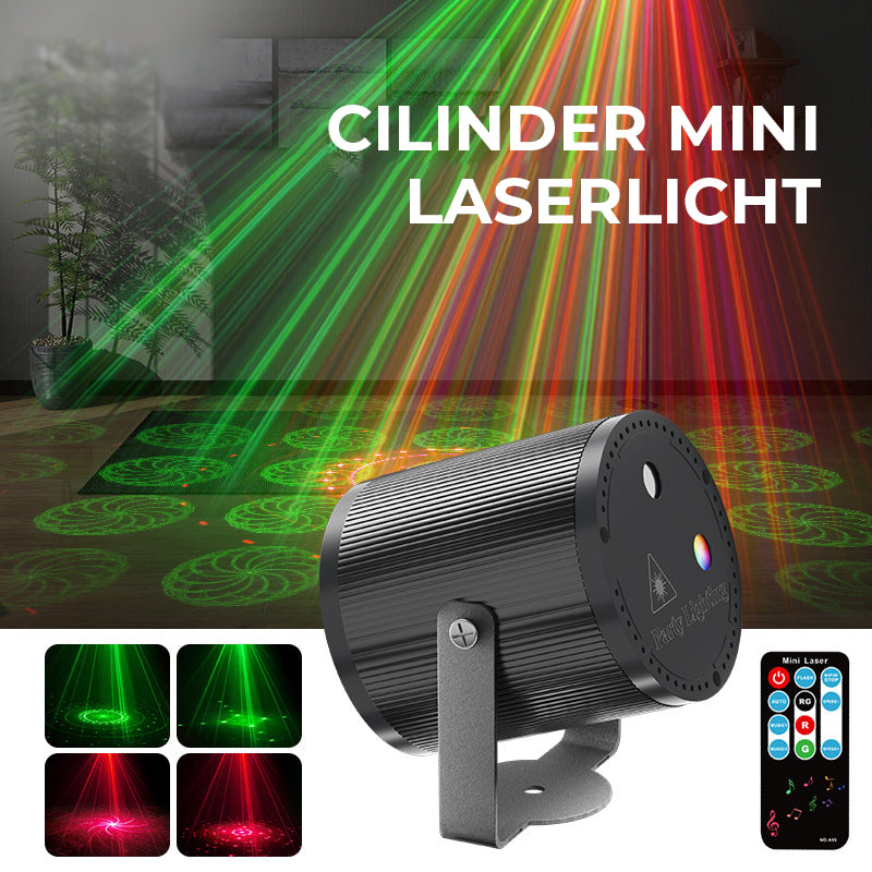 Cilindrische LED-laserlamp voor feest en podium