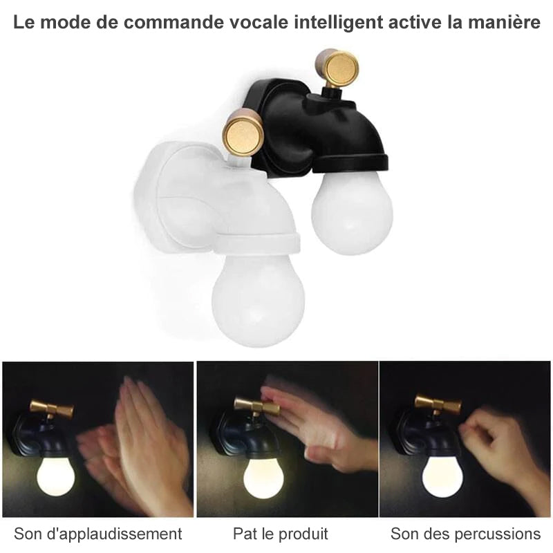Veilleuse de robinet à induction à DEL
