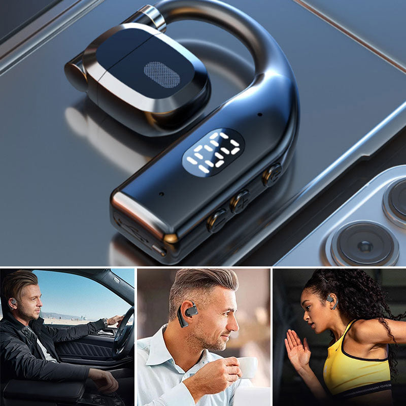 Zakelijke Bluetooth-hoofdtelefoon met open oorontwerp
