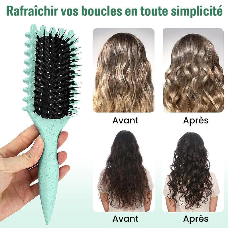 Brosse à cheveux bouclés