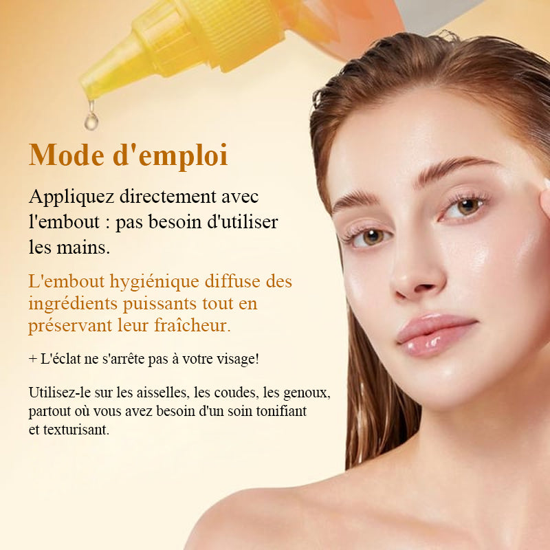 Tonique au curcuma et à l'acide kojique pour le visage et le corps