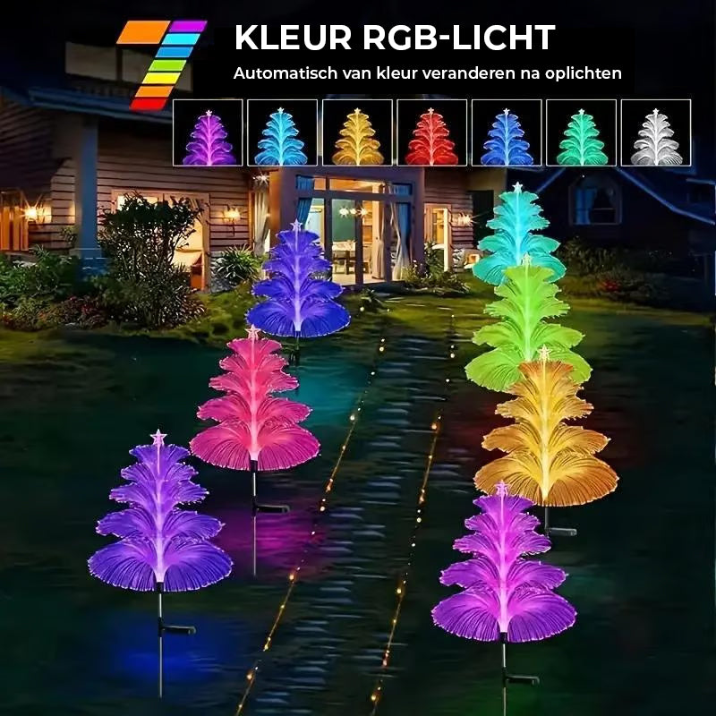 Solar kwallen tuinpaallamp
