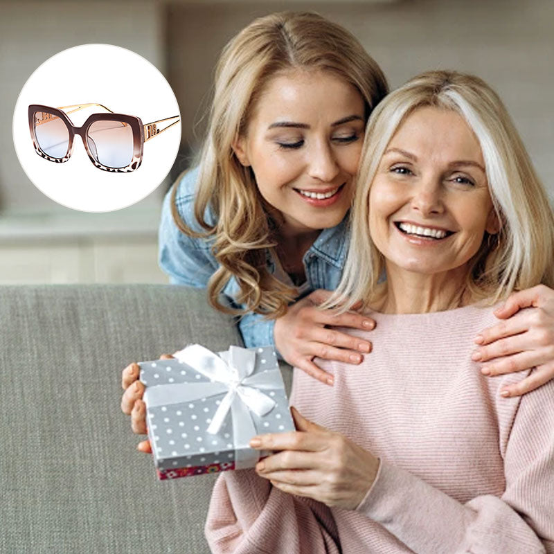 Lunettes de soleil unisexes vintage tendance à grande monture