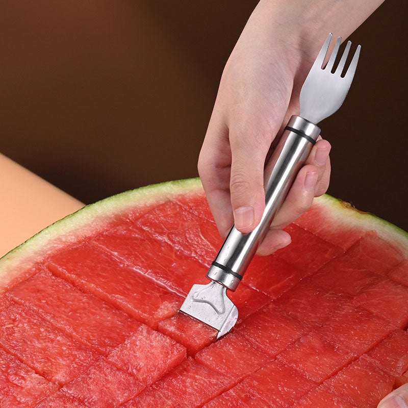 Watermeloenvork van roestvrij staal