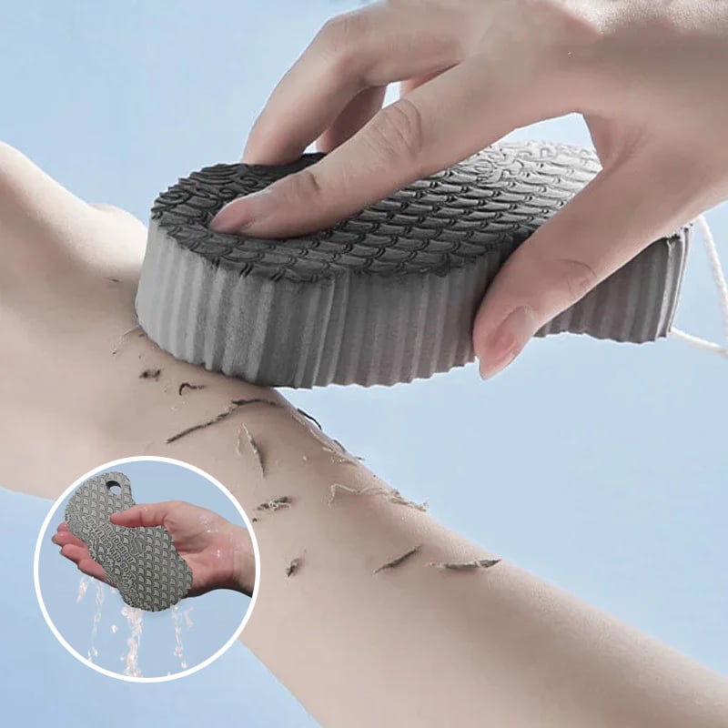 Magische exfoliërende badspons