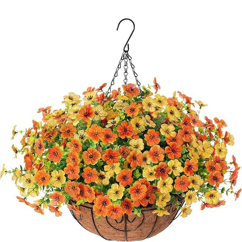 Kunstmatige hangbloemen voor buiten