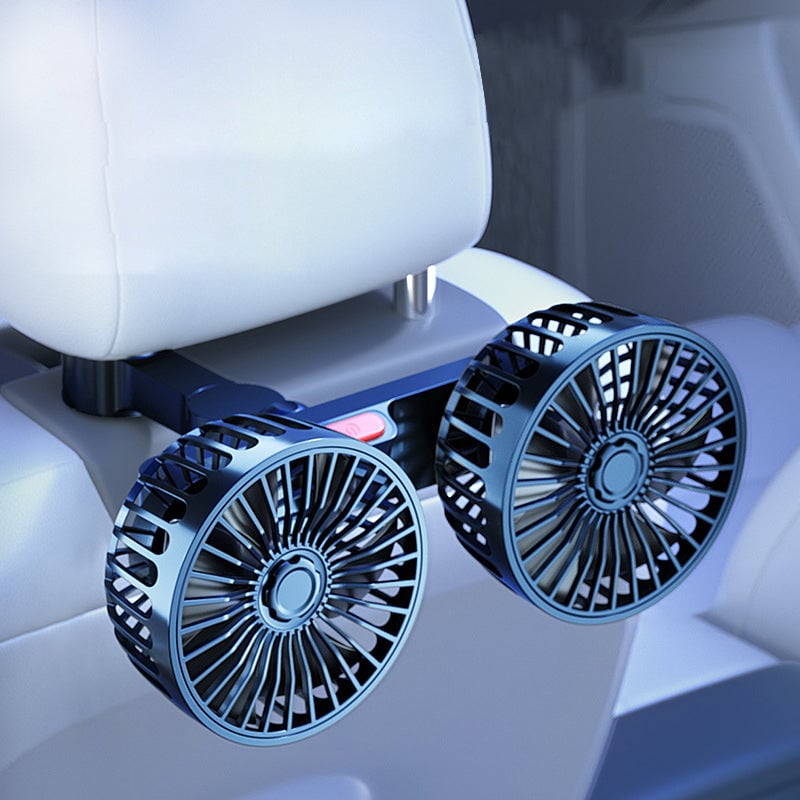 Mini ventilateur de voiture USB double tête amélioré