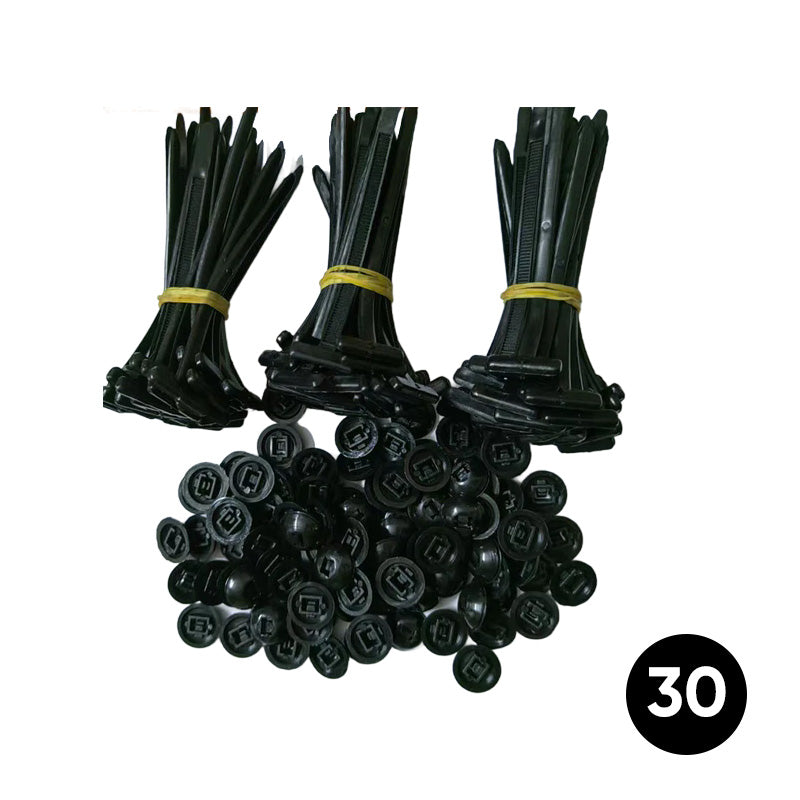 Universele nylon kabelbindergesp