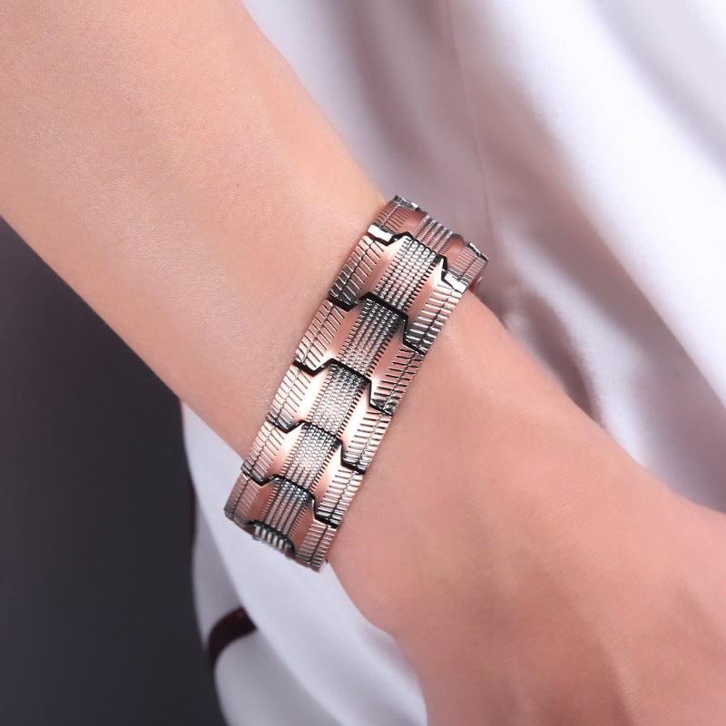 Bracelet en cuivre magnétique ultra résistant