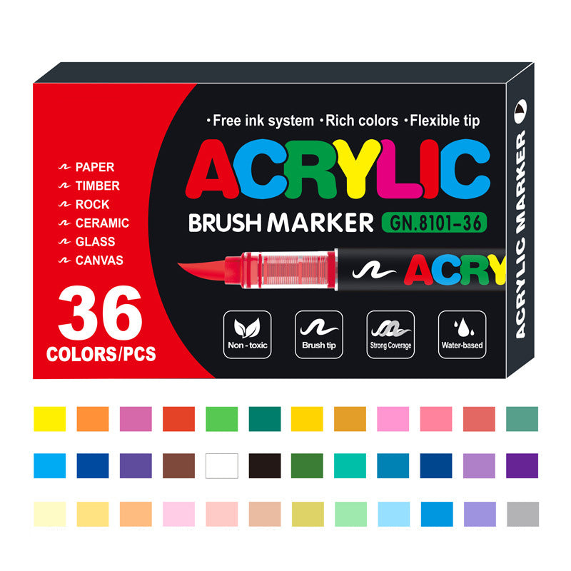 Marqueur acrylique liquide droit