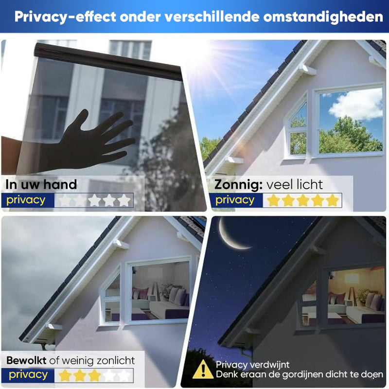 Raam privacyfolie eenrichtingsverkeer