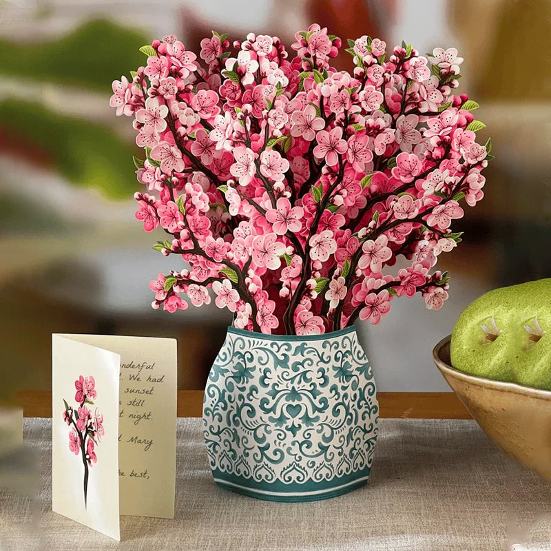 Carte de vœux Bouquet 3D