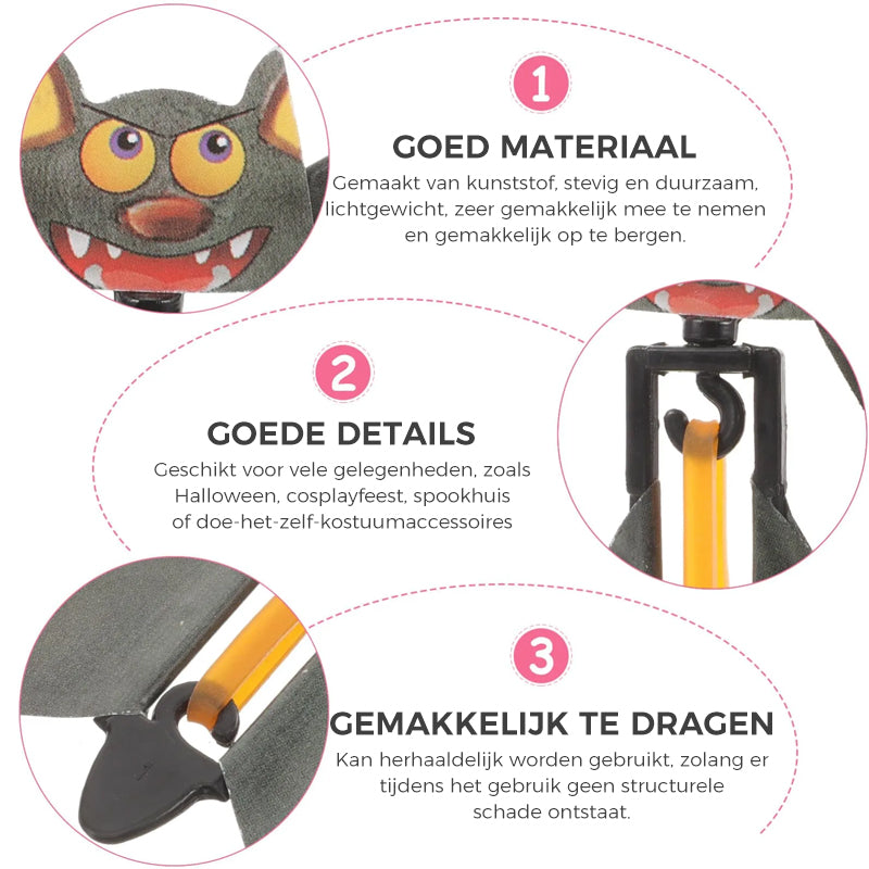 Grappige streken vliegende vleermuizen
