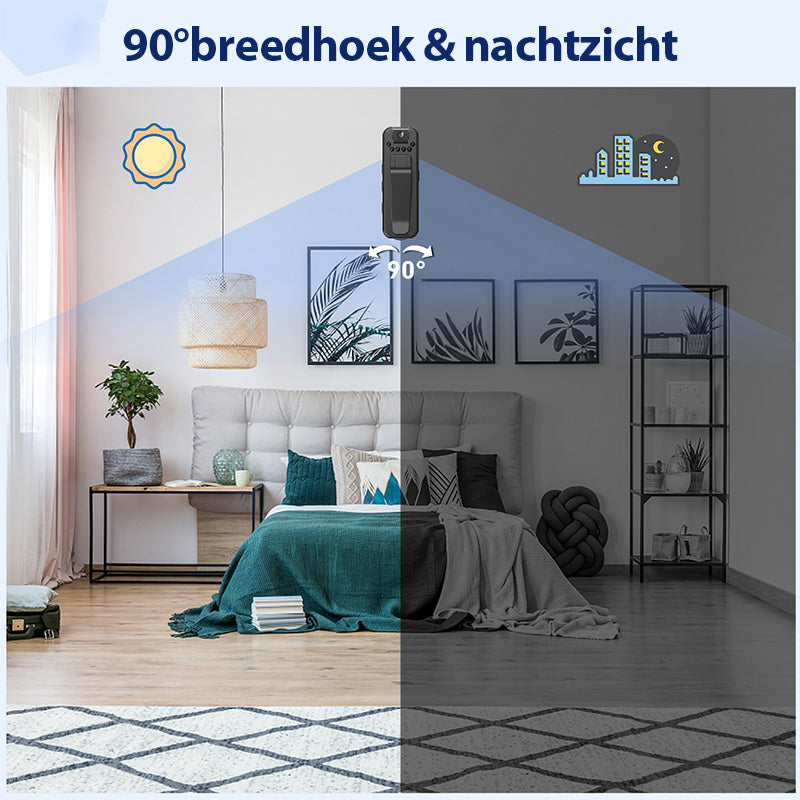 Draagbare audio- en videorecorder voor buiten