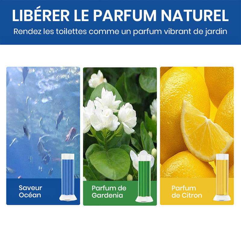 Fleur nettoyante pour toilettes