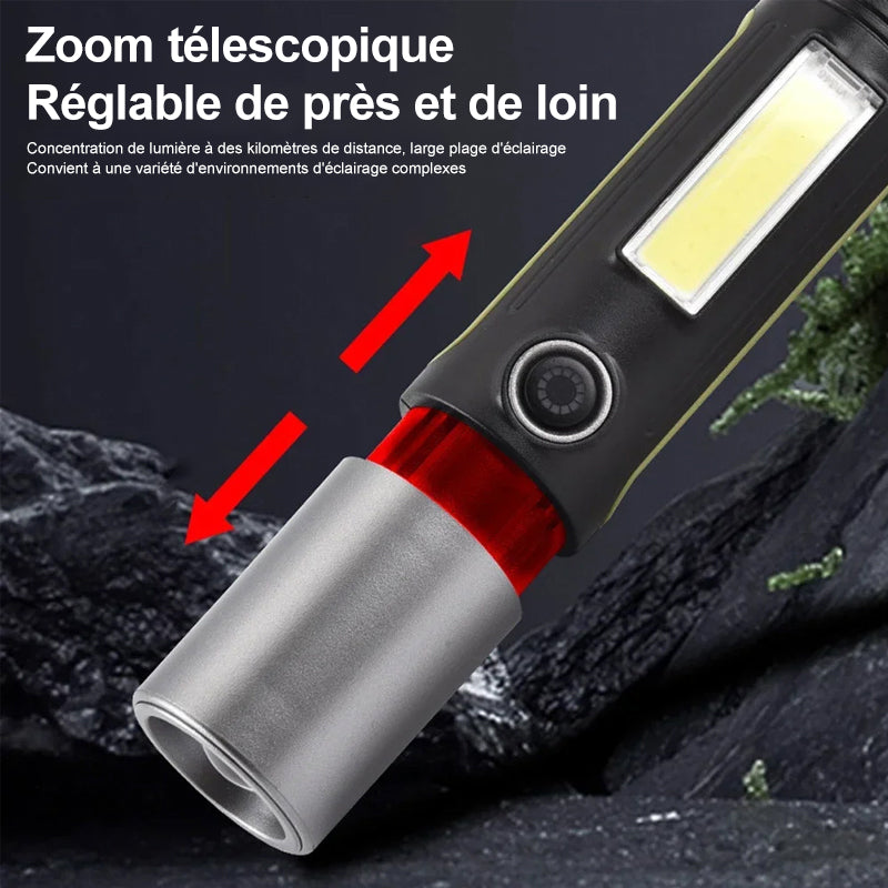 Lampe de poche extérieure multifonctionnelle pour les aventures