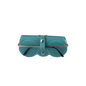 Sac à lunettes en cuir souple