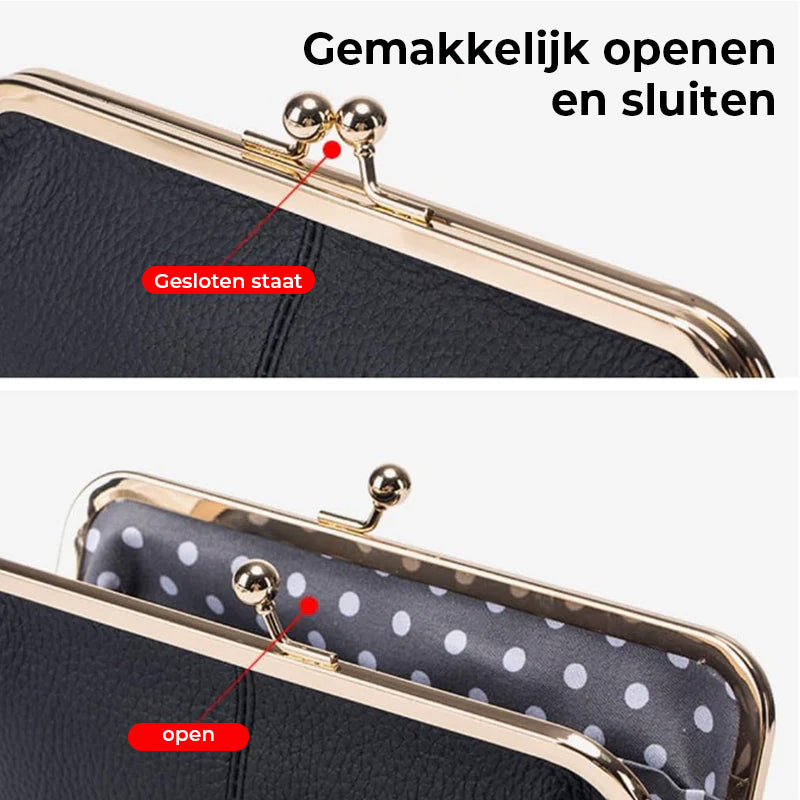 PU leren portemonnee met grote capaciteit
