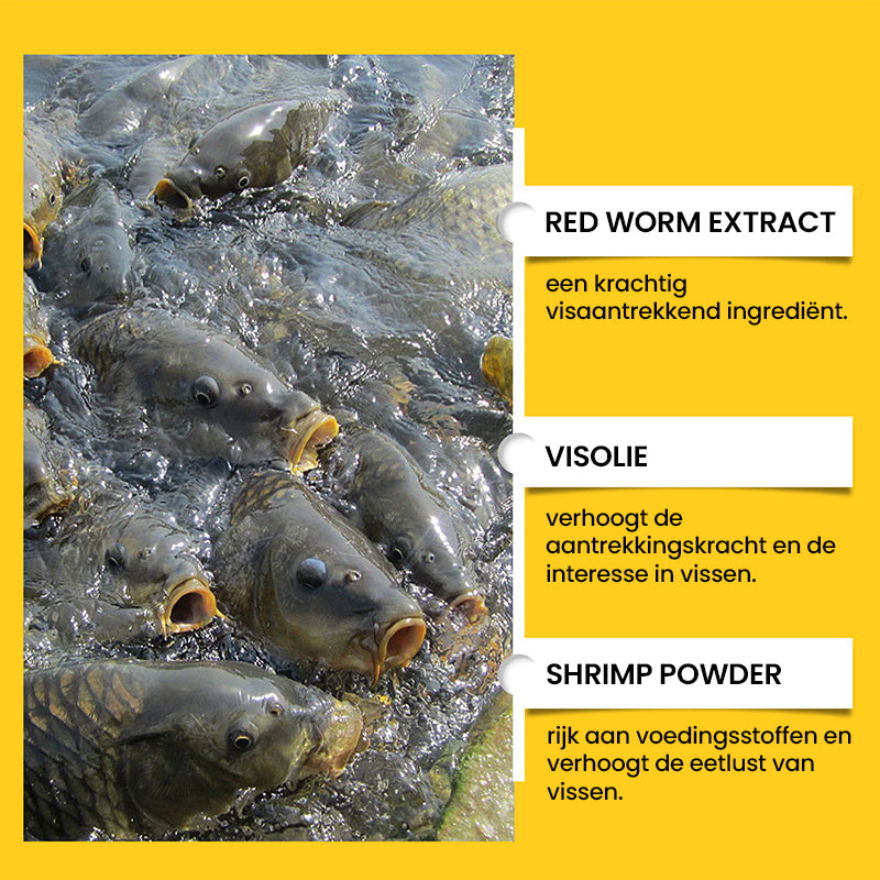 Rode worm vloeibaar aas