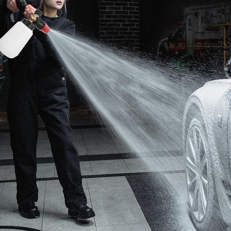 Ensemble de pulvérisateur d'eau et de mousse haute pression pour voiture