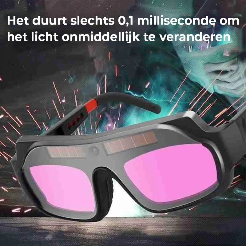 Automatisch verduisterende lasbril