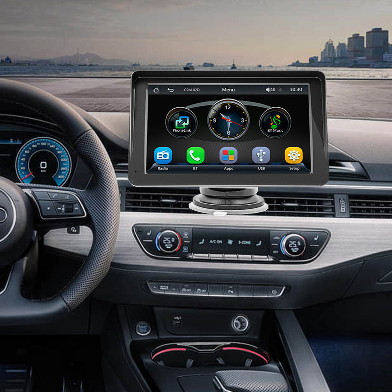 2025 Geüpgradede draadloze CarPlay-stereo met zuignap