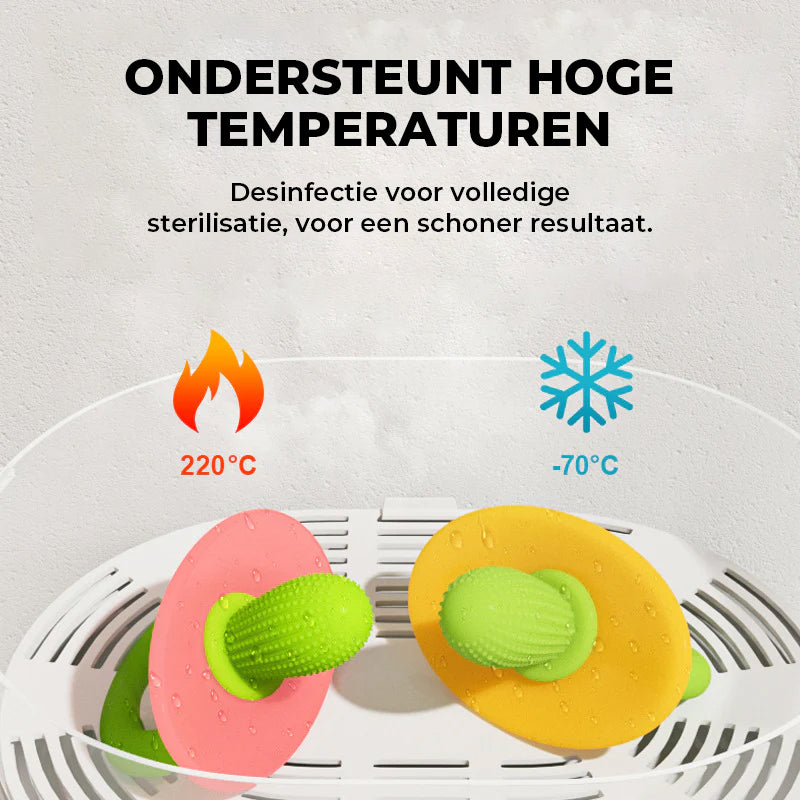 Paddenstoel siliconen bijtring