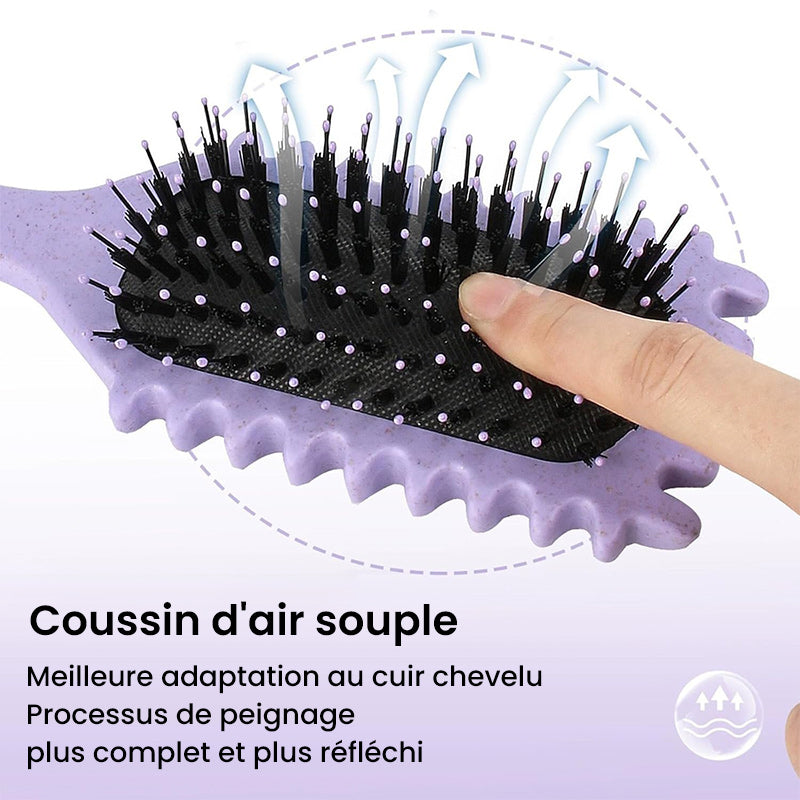 Brosse à cheveux bouclés